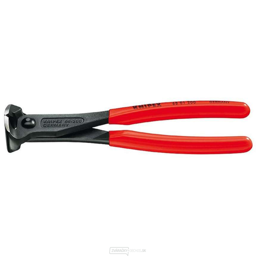 Štípacie kliešte 200 mm KNIPEX 68 01 200 - leštená hlava, plastové puzdrá