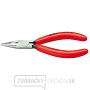 Jemné kliešte na elektroniku 125 mm KNIPEX 37 31 125 - leštená hlava, plastové puzdrá gallery main image