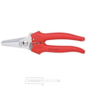 Kombinované nožnice 190 mm KNIPEX 95 05 190 - chrómované, viaczložkové puzdrá Kombinované nožnice 190 mm KNIPEX 95 05 190 - chrómované, viaczložkové puzdrá gallery main image