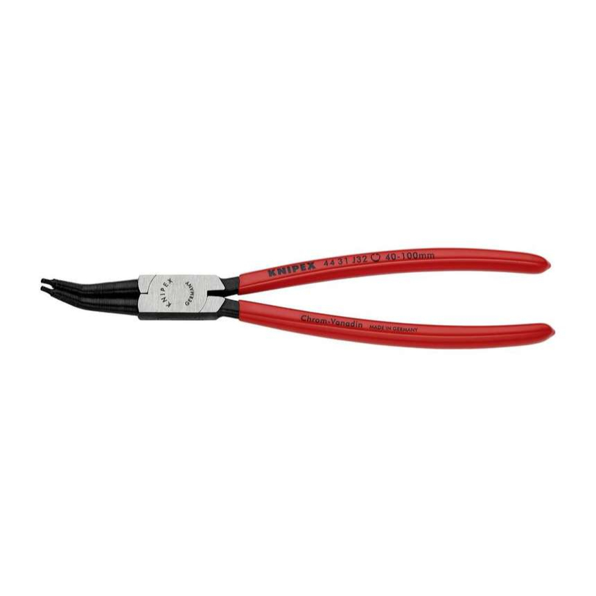Kliešte na poistné krúžky 225 mm, vnútorné zahnuté 45° Knipex 44 31 J32