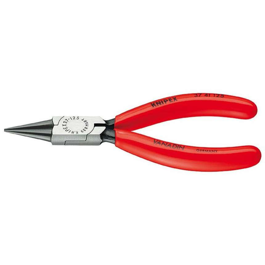Úchopové kliešte pre jemnú elektroniku 125 mm KNIPEX 37 41 125 - leštená hlava, plastové puzdrá