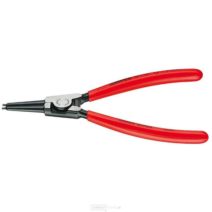 Kliešte na poistné krúžky 210 mm, vonkajšie rovné. Knipex 46 11 A3 - DIN 5254 A