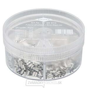 Box s neizolovanými koncovkami Knipex 97 99 910 (1900 ks) gallery main image