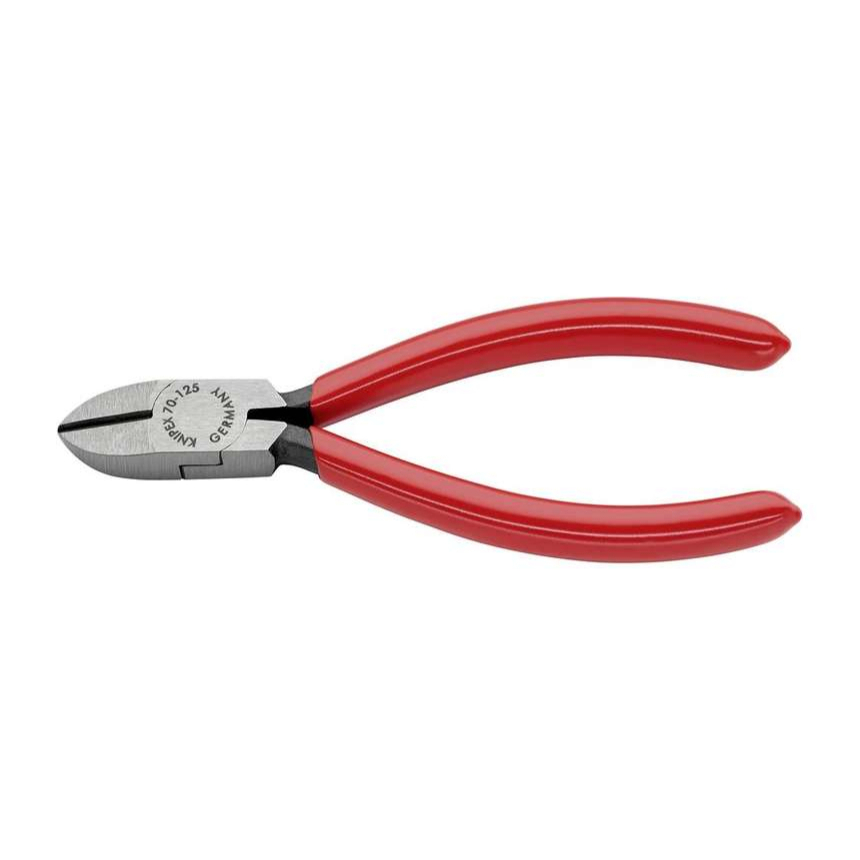 Bočné štípacie kliešte 125 mm KNIPEX 70 01 125 - leštená hlava, plastové puzdrá