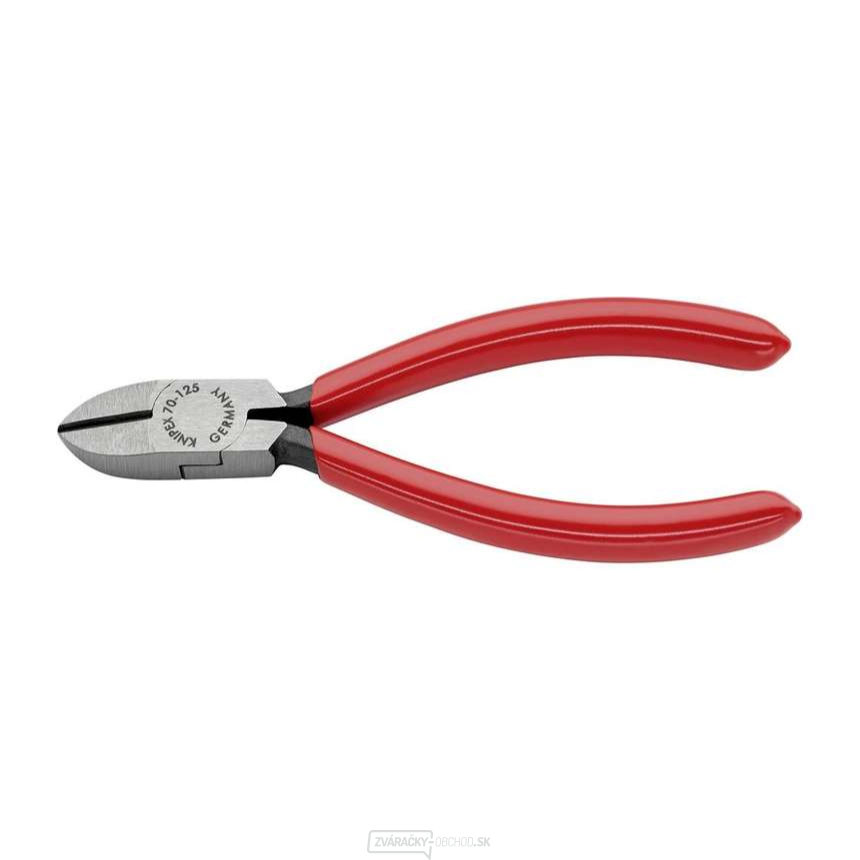 Bočné štípacie kliešte 125 mm KNIPEX 70 01 125 - leštená hlava, plastové puzdrá
