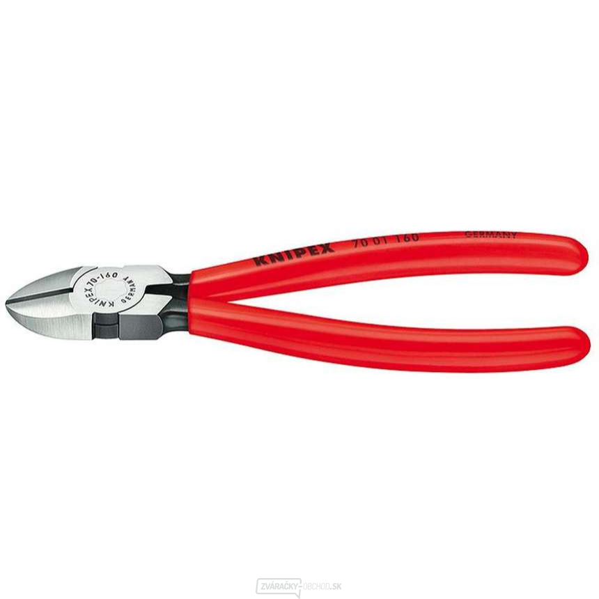 Bočné štípacie kliešte 110 mm KNIPEX 70 01 110 - leštená hlava, plastové puzdrá