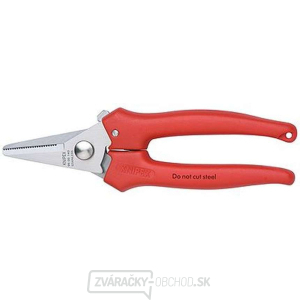 Kombinované nožnice 140 mm KNIPEX 95 05 140 - chrómované, viaczložkové puzdrá Kombinované nožnice 140 mm KNIPEX 95 05 140 - chrómované, viaczložkové puzdrá gallery main image