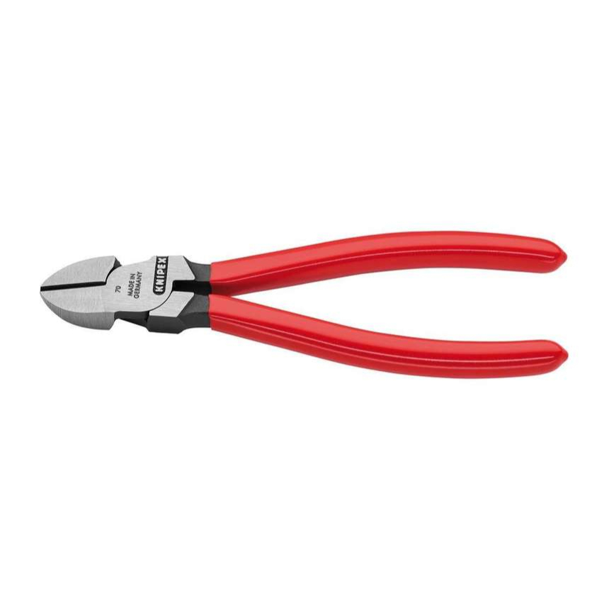 Bočné štípacie kliešte 140 mm KNIPEX 70 01 140 - leštená hlava, plastové puzdrá
