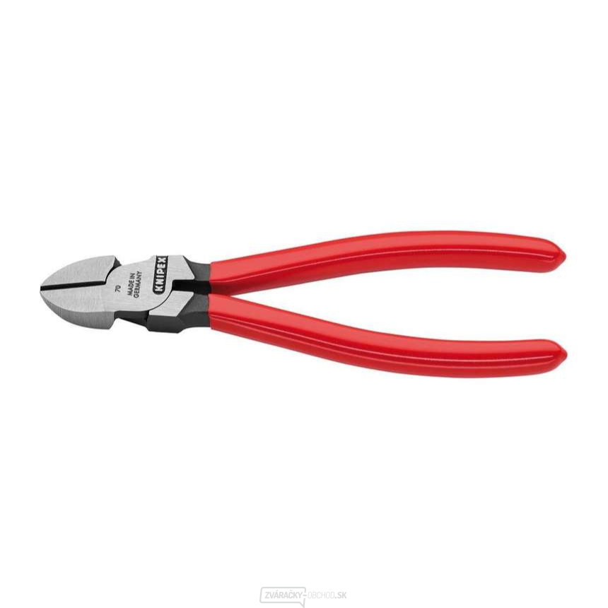 Bočné štípacie kliešte 140 mm KNIPEX 70 01 140 - leštená hlava, plastové puzdrá Bočné štípacie kliešte 140 mm KNIPEX 70 01 140 - leštená hlava, plastové puzdrá gallery main image