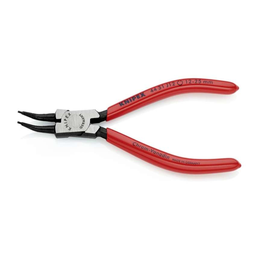 Kliešte na poistné krúžky 140 mm, vnútorne zahnuté 45° Knipex 44 31 J12