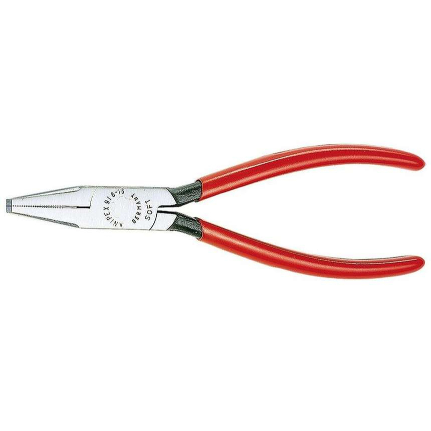 Ploché kliešte na sklo 160 mm KNIPEX 91 61 160 - leštená hlava, plastové puzdrá