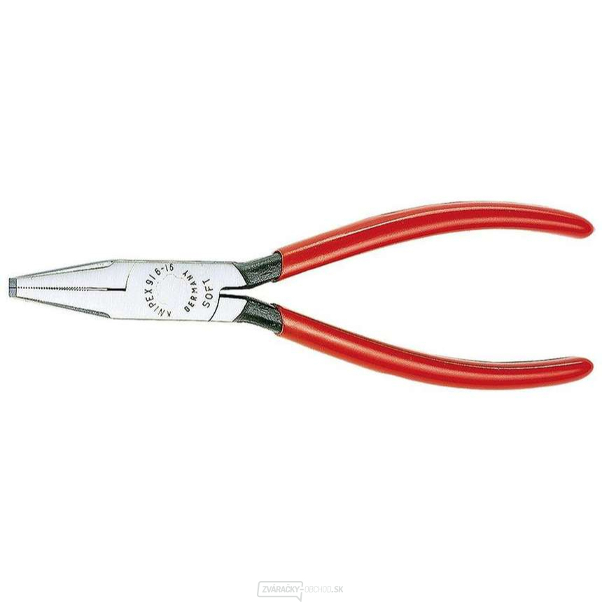 Ploché kliešte na sklo 160 mm KNIPEX 91 61 160 - leštená hlava, plastové puzdrá