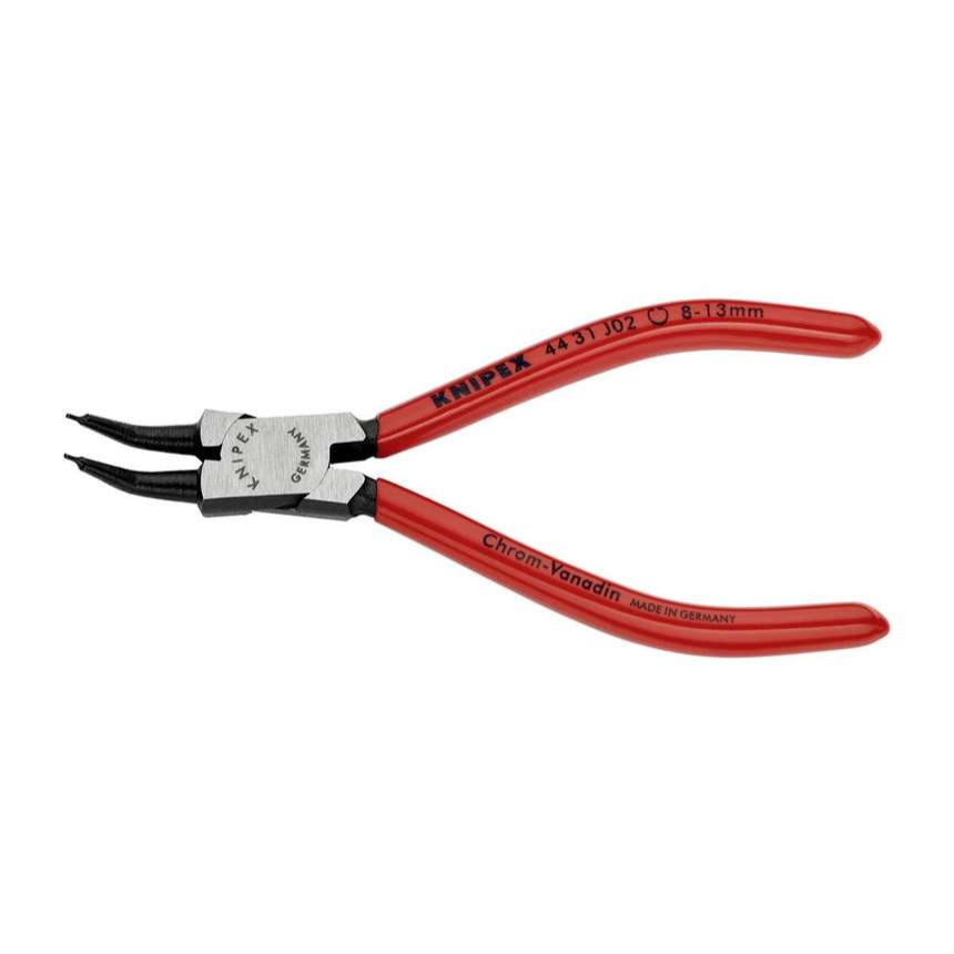 Kliešte na poistné krúžky 140 mm, vnútorne zahnuté 45° Knipex 44 31 J02