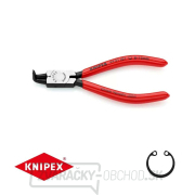 Kliešte na poistné krúžky 130 mm, vnútorne zahnuté. Knipex 44 21 J01 - DIN 5256 D. Leštené, potiahnuté plastom gallery main image