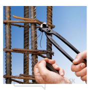 Vystužovacie kliešte 220 mm, Knipex 99 01 220 - DIN ISO 9242 - leštená hlava, plastové puzdrá náhled