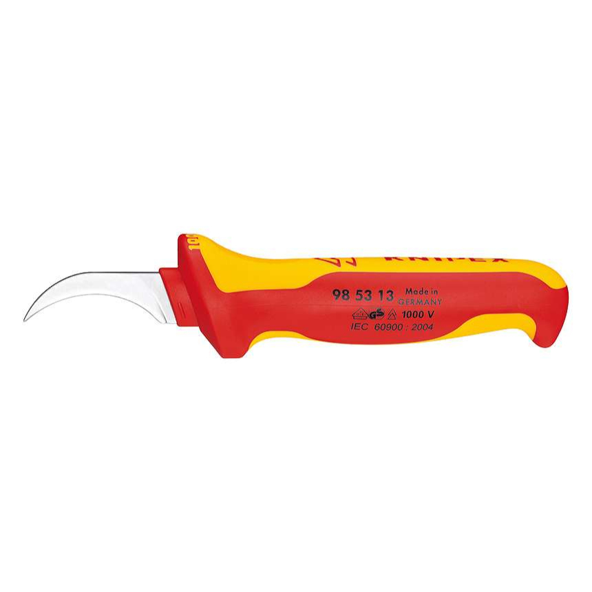 Nôž s izolovaným plášťom 1000 VDE, 180 mm Knipex 98 53 13