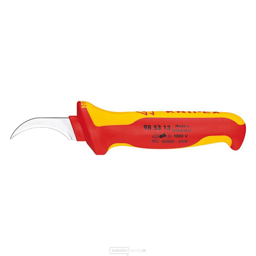 Nôž s izolovaným plášťom 1000 VDE, 180 mm Knipex 98 53 13