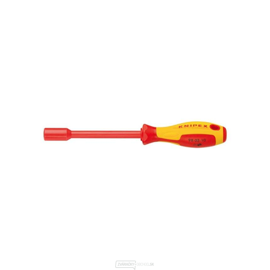 VDE skrutkovač s nástrčným kľúčom 6 hrán 5,5x125 mm Knipex 98 03 055
