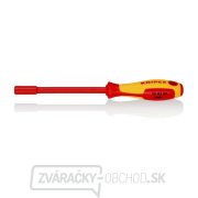 VDE skrutkovač s nástrčným kľúčom 6x125 mm Knipex 98 03 06 gallery main image