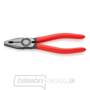 Kombinované kliešte 180 mm. KNIPEX 03 01 180 - leštené, plastové puzdrá gallery main image