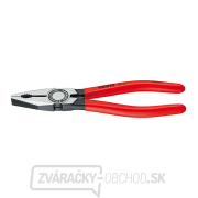 Kombinované kliešte 140 mm. KNIPEX 03 01 140 - leštené, plastové puzdrá gallery main image