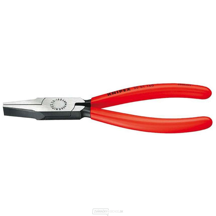 Ploché kliešte 125 mm KNIPEX 20 01 125 - leštené, plastové puzdrá