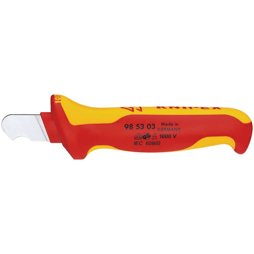 Nôž s izolovaným plášťom 1000 VDE, Knipex 155 mm