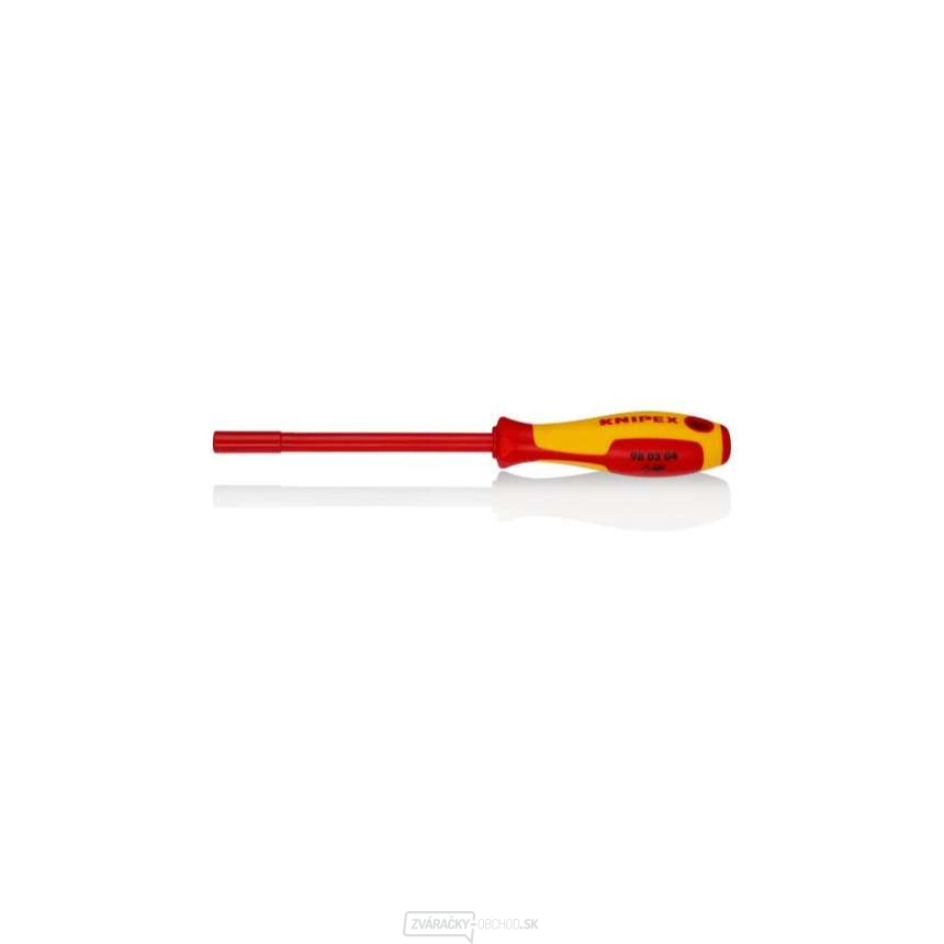 VDE skrutkovač s nástrčným kľúčom 6 hrán 4x125 mm Knipex 98 03 04