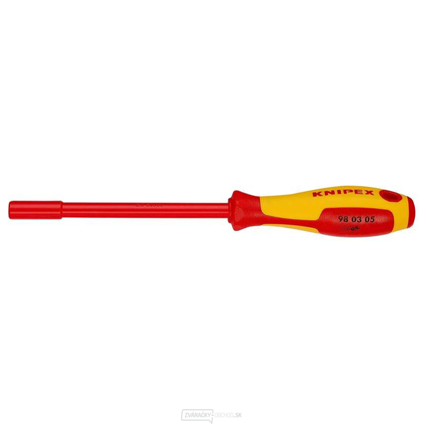 VDE skrutkovač s nástrčným kľúčom 6 hrán 5x125 mm Knipex 98 03 05