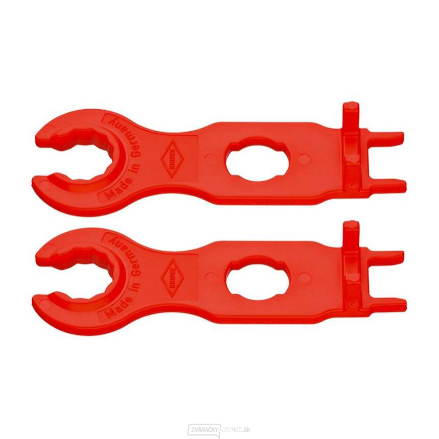 Inštalačné náradie Knipex 97 49 66 2 pre solárne konektory MC 4 (multikontaktné) (sada 2 kusov) Inštalačné náradie Knipex 97 49 66 2 pre solárne konektory MC 4 (multikontaktné) (sada 2 kusov) gallery main image