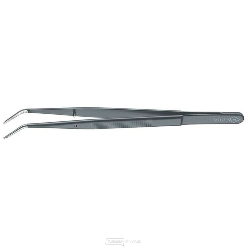 Univerzálna pinzeta 155 mm Knipex 92 34 37 so zahnutými hrotmi