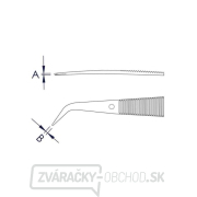Univerzálna pinzeta 155 mm Knipex 92 34 37 so zahnutými hrotmi náhled