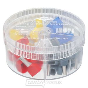 Krabička s dvojitými koncovými objímkami Knipex 97 99 909 (45 ks) Krabička s dvojitými koncovými objímkami Knipex 97 99 909 (45 ks) gallery main image