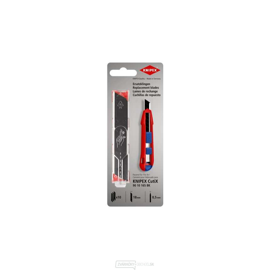 Náhradné čepele pre Knipex 90 10 165 BK (10 ks)