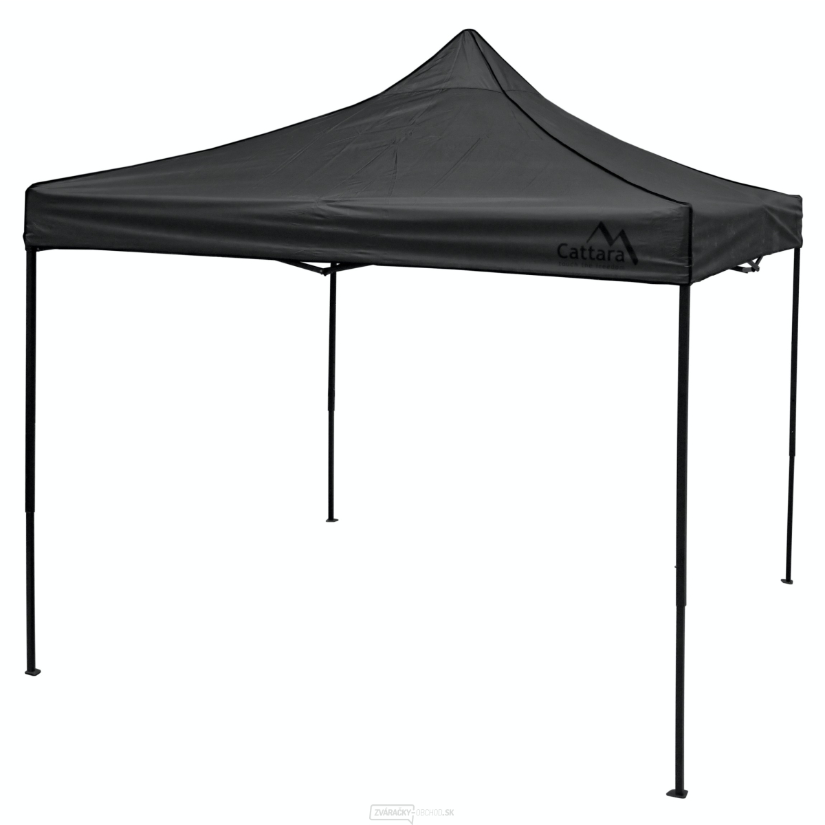 Párty stan nožnicový 3x3m šedý WATERPROOF