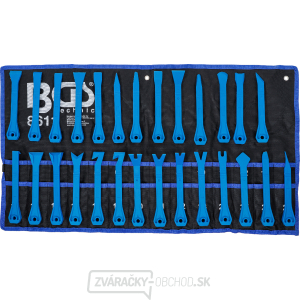 Súprava klinov pre uvoľnenie ozdobných líšt/škrabiek BGS 8611 | 27dielna Súprava klinov pre uvoľnenie ozdobných líšt/škrabiek BGS 8611 | 27dielna gallery main image