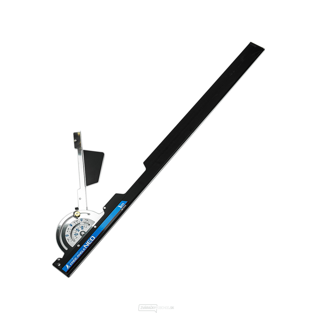 Japonská vodiaca lišta a uhlomer SHINWA Free-Angle NEO 100 cm pre kotúčové píly