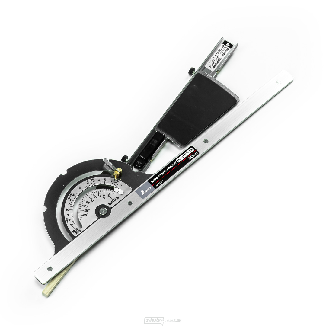 Japonská vodiaca lišta a uhlomer SHINWA Free-Angle NEO pre kotúčové píly - 30 cm