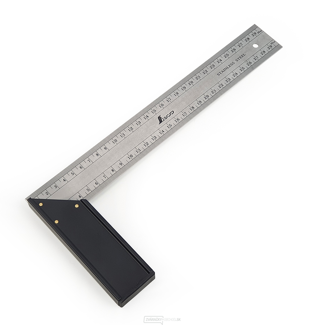 Japonský nerezový stolársky uholník SHINWA - 300 mm