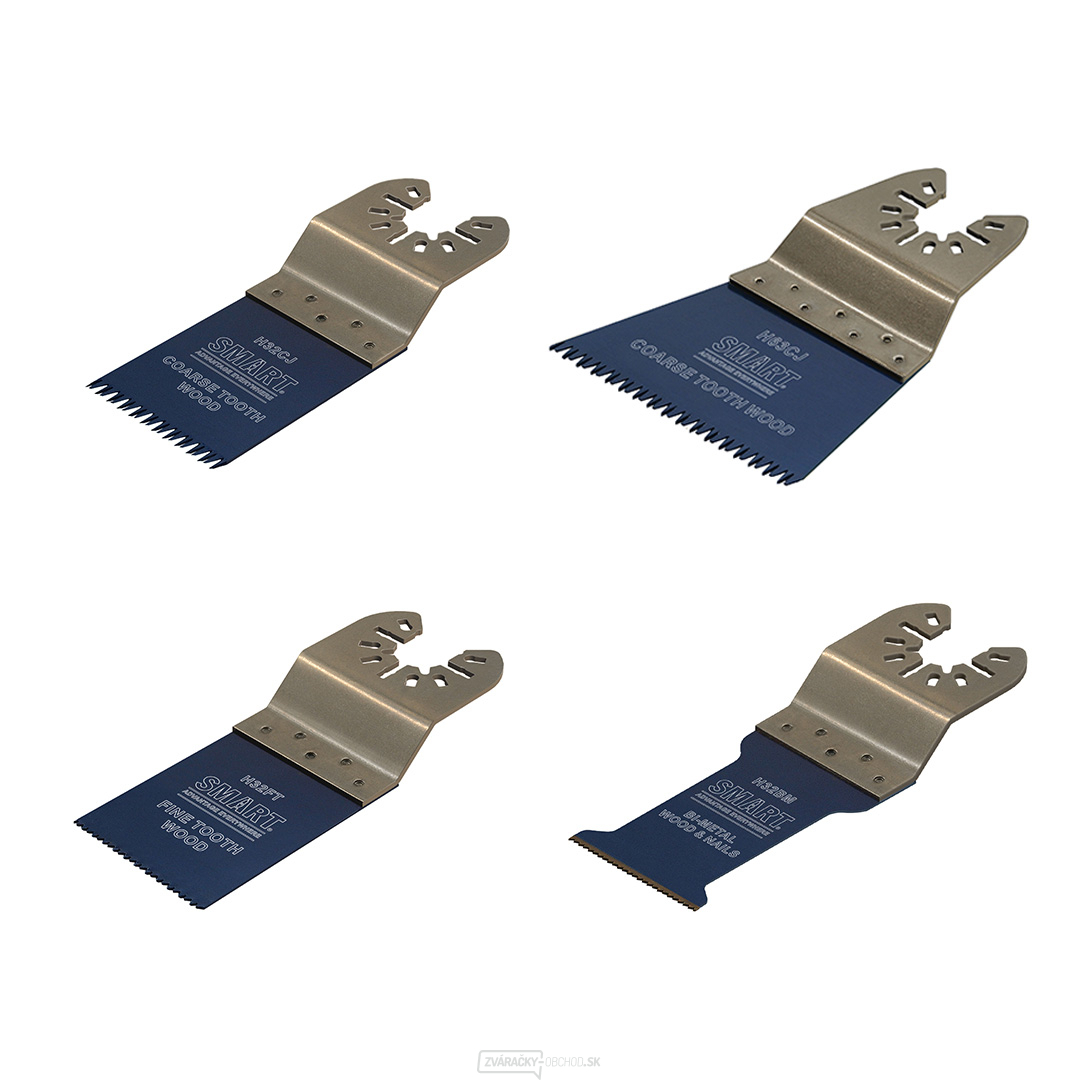Sada pílových listov SMART TRADE pre multifunkčné píly - 4 kusy