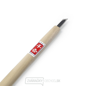 Japonské rezbárske mini-dláto SENKICHI so šikmou čepeľou - 7,5 mm Japonské rezbárske mini-dláto SENKICHI so šikmou čepeľou - 7,5 mm gallery main image