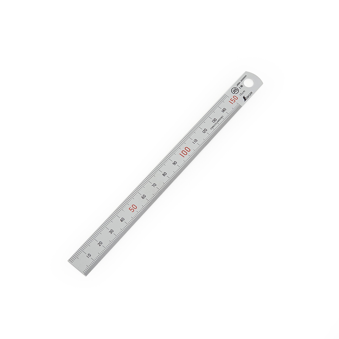 Japonské nerezové pravítko SHINWA s magnetom - 150 mm