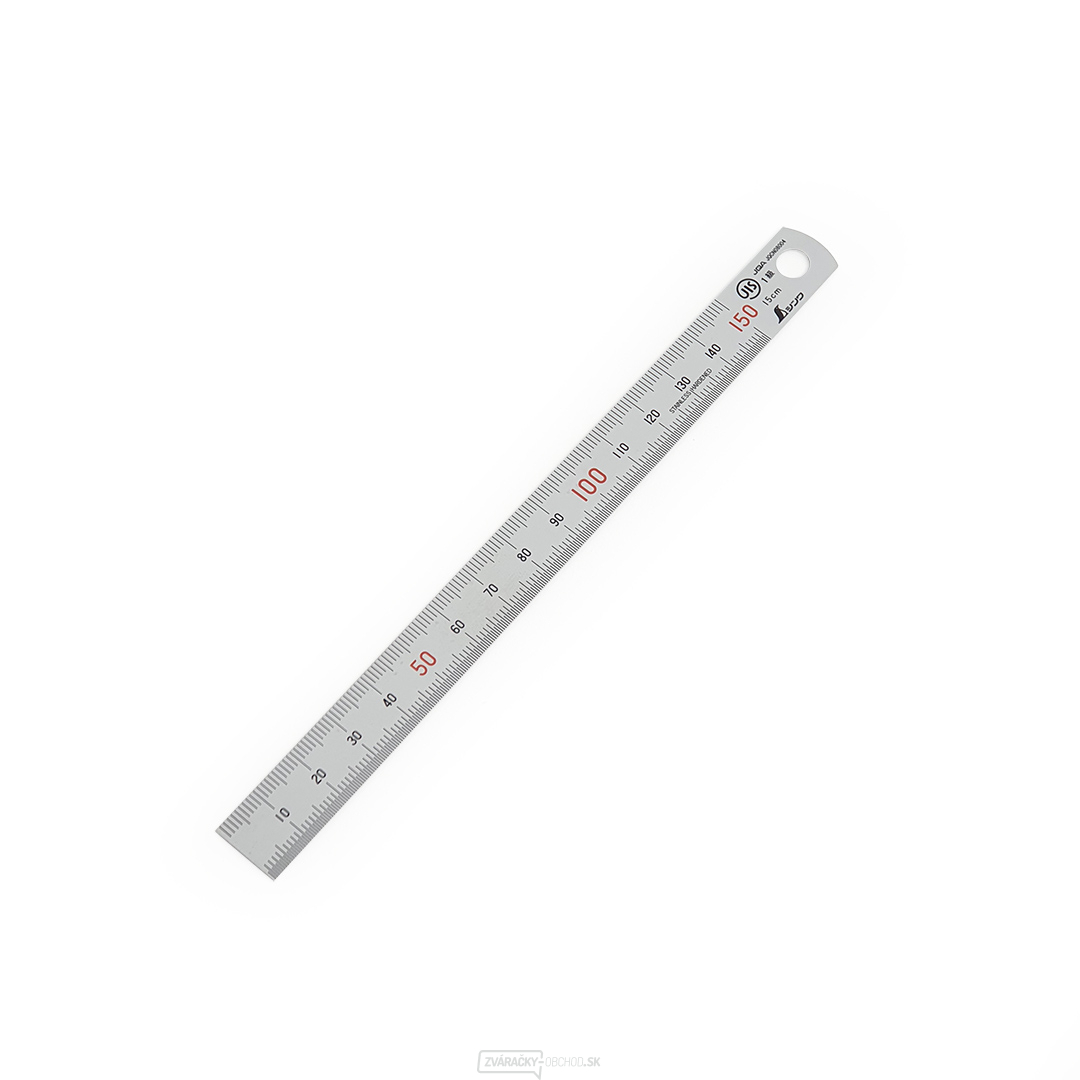 Japonské nerezové pravítko SHINWA s magnetom - 150 mm