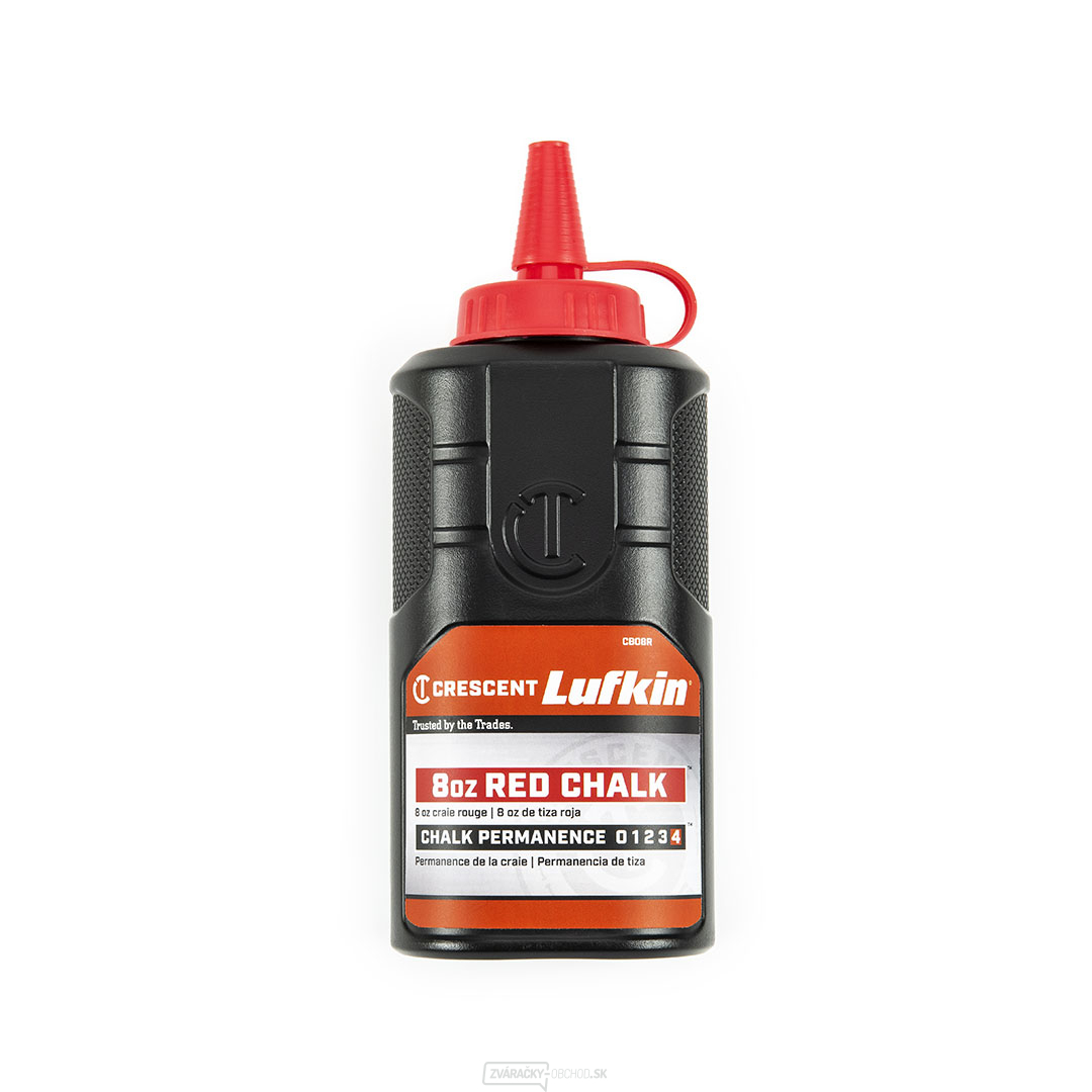Červená prášková farba CRESCENT LUFKIN - náhradné plnenie 236 ml