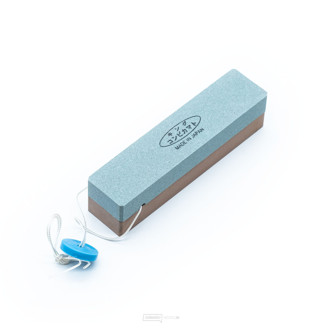 Japonský obojstranný brúsny kameň KING pre kosák a kosu - zrnitosť 250 a 1000