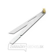 Nastaviteľný nerezový pokosník SHINWA s výklopným ramenom - 150 mm gallery main image