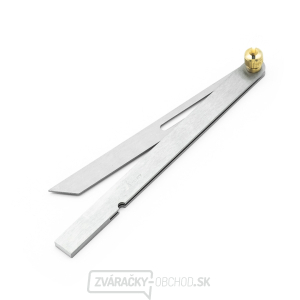 Nastaviteľný nerezový pokosník SHINWA s výklopným ramenom - 150 mm gallery main image