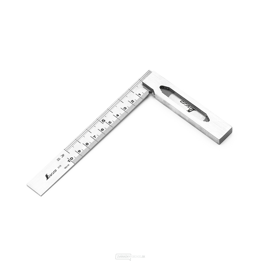 Nerezový uholník SHINWA s robustnou nerezovou základňou - 130 mm