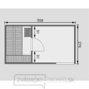 Fínska sauna KARIBU HYGGE (86314) natur s predsieňou LG1977 náhled