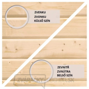 Fínska sauna KARIBU HYGGE (86314) natur s predsieňou LG1977 náhled